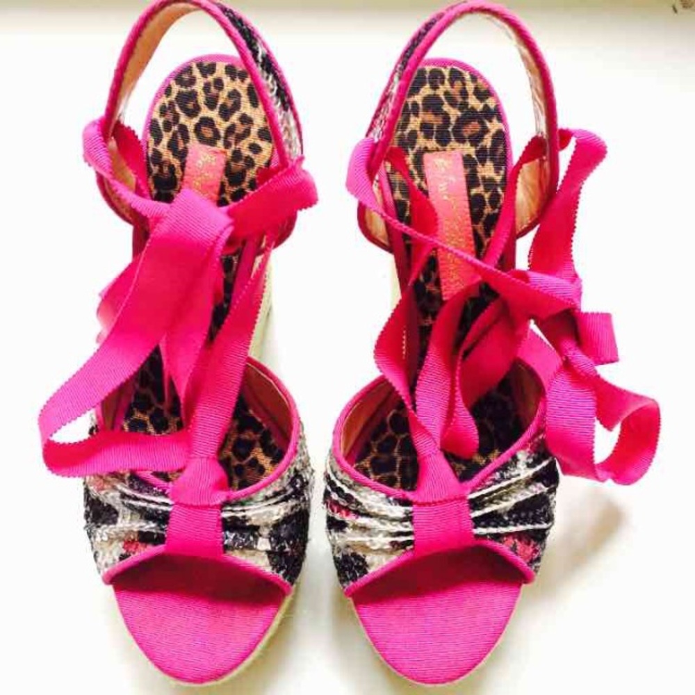 Betsey Johnson Wedge Heels - Picture 2 of 4